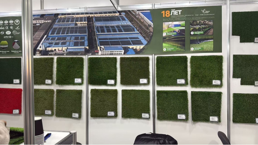 العشب الصناعي VICTURF يختتم معرض Mosbuild بنجاح: خيارات دفع جديدة تعزز التجارة الصينية الروسية